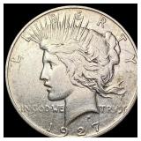 1927-D Silver Peace Dollar CLOSELY UNCIRCULATED