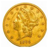 1895-S $20 Gold Double Eagle LIGHTLY CIRCULATED