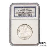 1853 50C Seated Lib. NGC Shipwreck EffectSS Rep