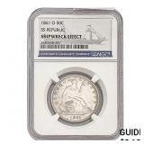 1861-O 50C Seated Lib. NGC Shipwreck EffectSS Rep