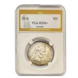 1918 Illinois Half Dollar PGA MS66+