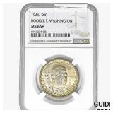 1946 Booker T Half Dollar NGC MS66+