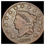 1829 Coronet Head Large Cent NICELY CIRCULATED