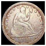 1858 Seated Liberty Quarter LIGHTLY CIRCULATED