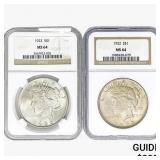 [2]1922 Silver Peace Dollar NGC MS64
