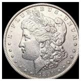 1891-S Morgan Silver Dollar CHOICE AU