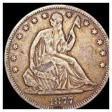 1877 Seated Liberty Half Dollar LIGHTLY