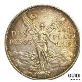 1921Mo Mexico Silver 2 Pesos CLOSELY UNCIRCULATED