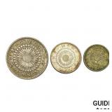 50,20,10 Sen Japan .4161 ASW NEARLY UNCIRCULATED
