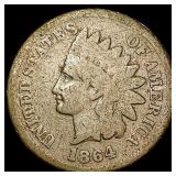 1864 W/L Indian Head Cent NICELY CIRCULATED