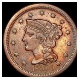 1854 Braided Hair Large Cent CLOSELY UNCIRCULATED