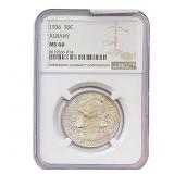1936 Albany Half Dollar NGC MS66