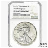 2019-W Silver Eagle NGC PF69 Enhanced Rev