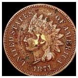1871 Indian Head Cent LIGHTLY CIRCULATED
