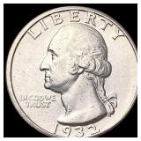 1932-D Washington Silver Quarter CHOICE AU