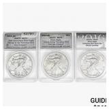 [3]2011-2016 Silver Eagle ANACS MS69-70