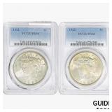 [2]1923 Silver Peace Dollar PCGS MS64