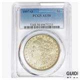 1897-O Morgan Silver Dollar PCGS AU58