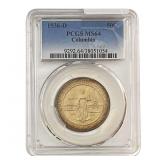 1936-D Columbia Half Dollar PCGS MS64