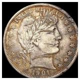 1901-O Barber Half Dollar HIGH GRADE