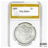 1899 Morgan Silver Dollar PGA MS64+