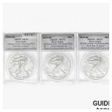 [3]2013-2014-S Silver Eagle ANACS MS70