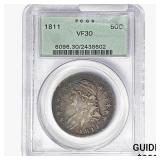 1811 Capped Bust Half Dollar PCGS VF30