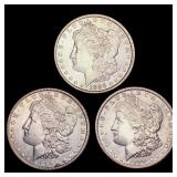 [3] 1886-1890 Morgan Silver Dollar CHOICE AU