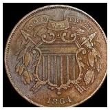 1864 Two Cent Piece CLOSELY UNCIRCULATED