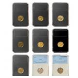 [9 Coins] 1913-1937 UNC Buffalo Nickel Lot