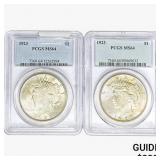 [2]1923 Silver Peace Dollar PCGS MS64