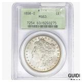 1898-O Morgan Silver Dollar PCGS MS63