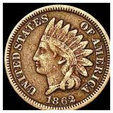 1862 Indian Head Cent CLOSELY UNCIRCULATED