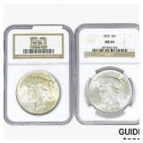 [2]1923 Silver Peace Dollar NGC MS64