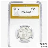 1919 Standing Liberty Quarter PGA MS60