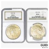 [2]1922 Silver Peace Dollar NGC MS64