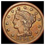 1848 Braided Hair Large Cent CLOSELY UNCIRCULATED