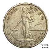 1903-S U.S. Philippines Peso NEARLY UNCIRCULATED