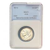 1937-D Boone Half Dollar NNC MS67+