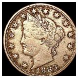 1883 W/Cents Liberty Victory Nickel LIGHTLY