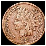 1871 Indian Head Cent NEARLY UNCIRCULATED