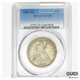 1847-O Seated Liberty Half Dollar PCGS VF35