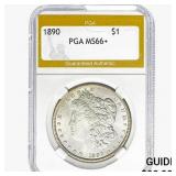 1890 Morgan Silver Dollar PGA MS66+