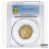 1835 Capped Bust Quarter PCGS VF30