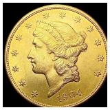 1904 $20 Gold Double Eagle UNCIRCULATED