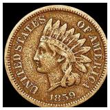 1859 Indian Head Cent NEARLY UNCIRCULATED