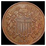 1867 Two Cent Piece CLOSELY UNCIRCULATED