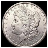 1887-S Morgan Silver Dollar CLOSELY UNCIRCULATED