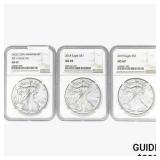 [3]2011-2018 Silver Eagle NGC MS69
