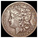 1892-CC Morgan Silver Dollar LIGHTLY CIRCULATED